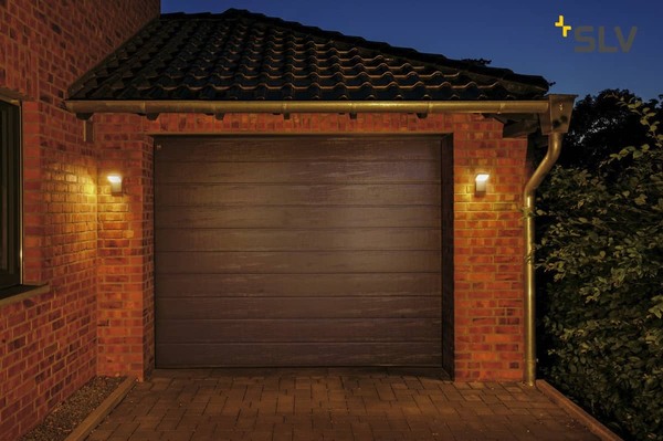 SLV 232905 ORDI LED Wandleuchte anthrazit 3000K wasserabweisend IP44