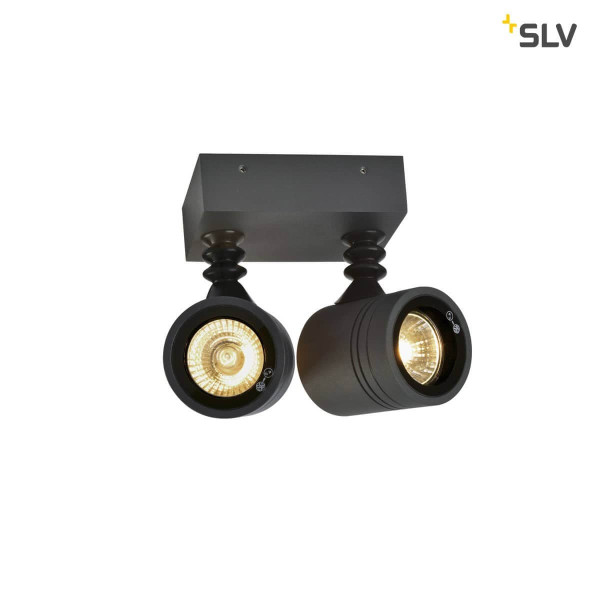 SLV 233095 NEW MYRA WALL SPOT Wandleuchte anthrazit 2xGU10 max. 2x50W IP55