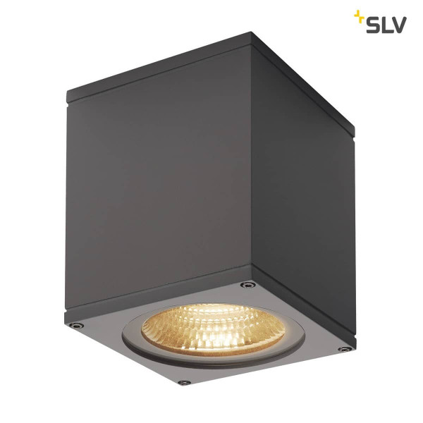 SLV 234525 BIG THEO WALL Outdoor Wandleuchte Flood down LED 3000K anthrazit B H T 13 14 13,5 cm