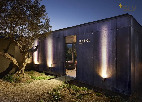 SLV 234525 BIG THEO WALL Outdoor Wandleuchte Flood down LED 3000K anthrazit B H T 13 14 13,5 cm