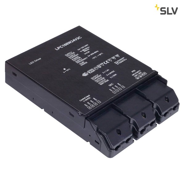 SLV 470540 LED-NETZTEIL 100W 24V 3-fach dimmbar über 1-10V