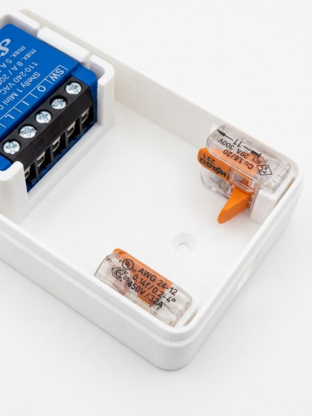 SOIXX Gehäuse für Shelly Mini Wave, Gen3 Weiß