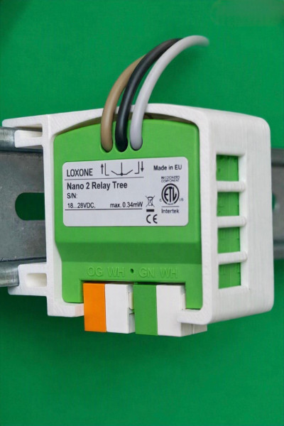 SOIXX Hutschienenhalter für Loxone Belimo, Nano DIN Rail Hutschiene Halter Weiß