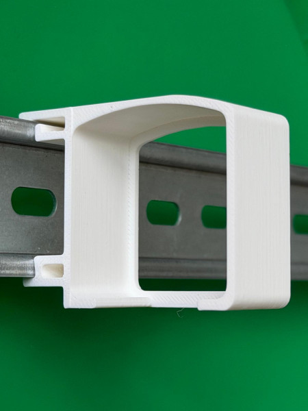 SOIXX Hutschienenhalter für Loxone DALI Air DIN Rail Hutschiene Halter Weiß