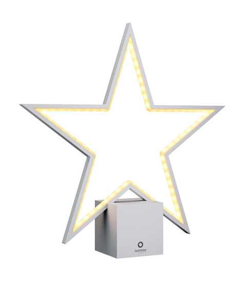 Sompex LUCY 2.0 Akku-Tischlampe Silber 2,2W steuerbare Lichtfarbe 72436