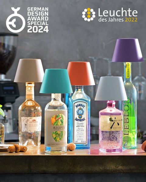 Sompex Top 2.0 Akku Flaschenaufsatzleuchte Schwarz RGBW 72520