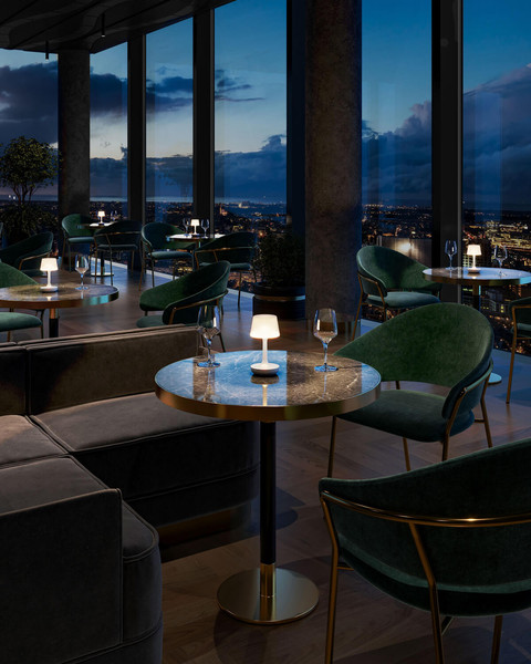 Sompex GINN Tischleuchte Weiß 18cm RGBW 72581