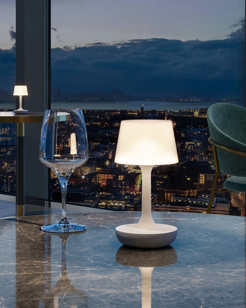 Sompex GINN Tischleuchte Weiß 18cm RGBW 72581