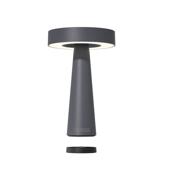 NEWDES Tip Akku Tischleuchte Anthrazit 78252