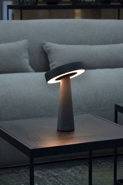 NEWDES Tip Akku Tischleuchte Anthrazit 78252