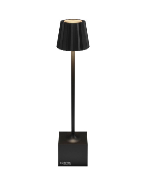 Sompex DENNIS Akku-Tischlampe Schwarz 1,5W steuerbare Lichtfarbe IP54 78641