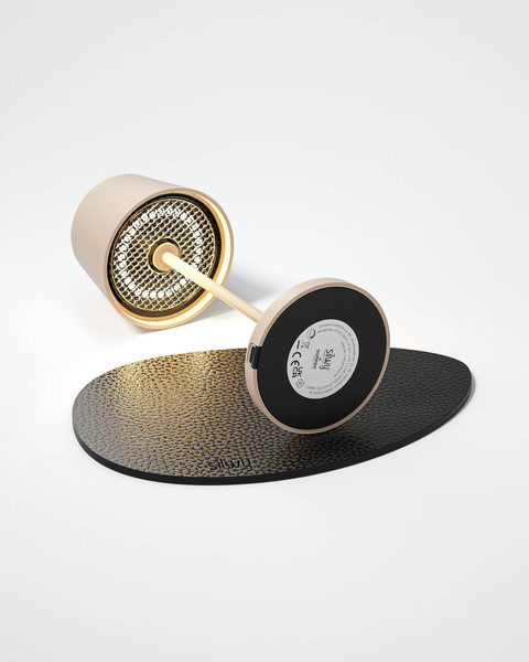 Silwy x Sompex SILWY Akku-Tischlampe Sand 2,2W steuerbare Lichtfarbe IP65 SYSO-2024-S4