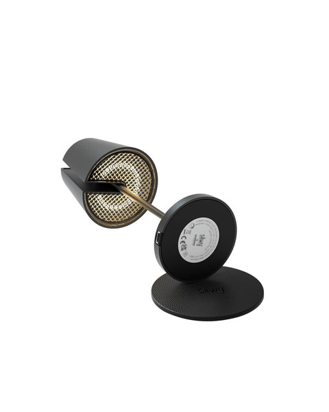 Silwy x Sompex SILWY Akku-Tischlampe Schwarz 2,2W steuerbare Lichtfarbe IP65 SYSO-2024-W1
