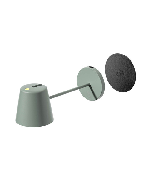 Silwy x Sompex SILWY Akku-Tischlampe Olivgrün 2,2W steuerbare Lichtfarbe IP65 SYSO-2024-W3