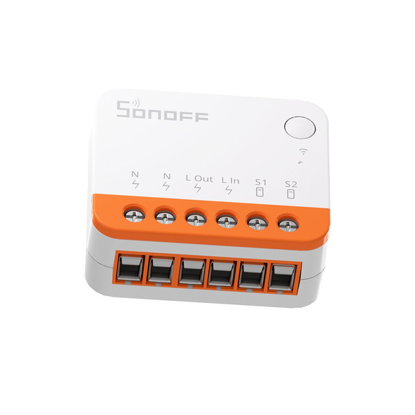 SONOFF MINI Extreme WiFi Smart Switch, Lichtschalter Relais, Unterputz, Alexa & Google Home, App MINIR4