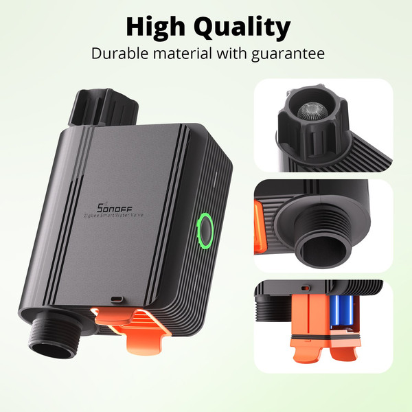 SONOFF Zigbee Smart Wasserventil, Bewässerungscomputer, für Garten SWV-BSP