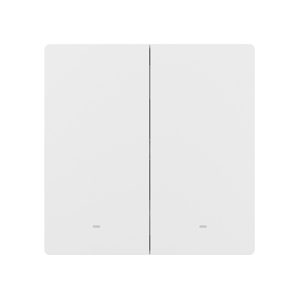 SONOFF SwitchMan Zigbee Smart Wandschalter, ZBM5 80/86 Typ, Lichtschalter Relais, 2-Fach ZBM5-2C-86W