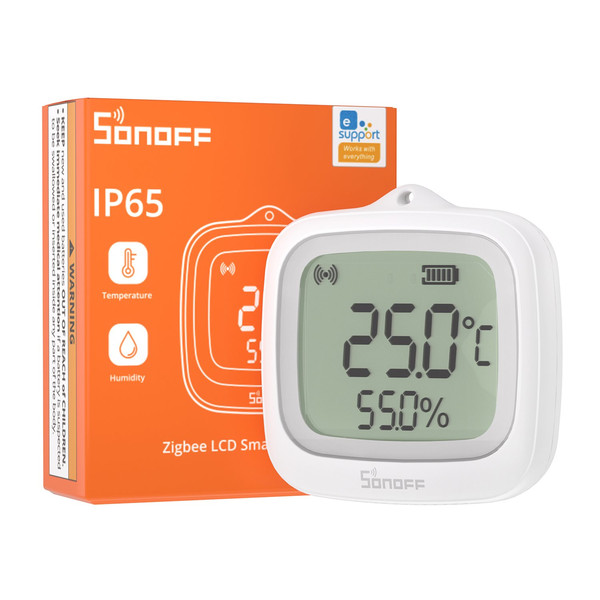 SONOFF SNZB-02WD IP65 Zigbee LCD Smart Temperatur Feuchtigkeitssensor, Hygrometer SNZB-02WD