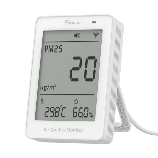 SONOFF AirGuard PM2.5/PM10 Matter über WiFi Luftqualitätsmonitor, HomeKit, Alexa & Google Home, App SAWF-07P
