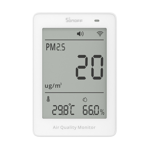 SONOFF AirGuard PM2.5/PM10 Matter über WiFi Luftqualitätsmonitor, HomeKit, Alexa & Google Home, App SAWF-07P