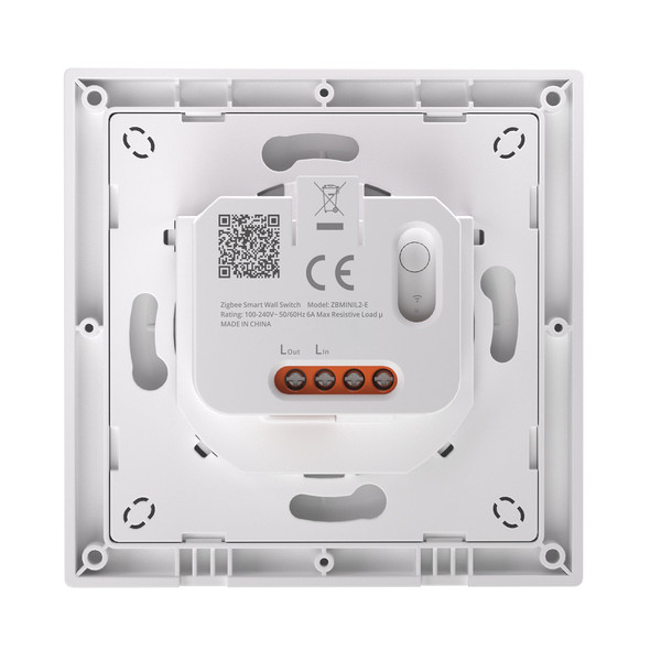 SONOFF Fusion Serie Orb-ZBW1L Zigbee Intelligenter Wandschalter, Lichtschalter Relais, Ohne Neutralleiter, Unterputz ZBMINIL2-E