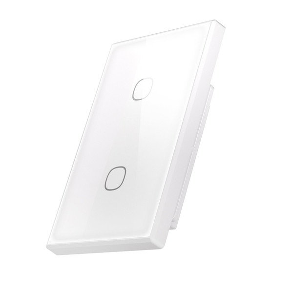 SONOFF Smart Touch Wandschalter, Glasfront, 2-Fach, HomeKit, Alexa & Google Home App T6-2C-120M