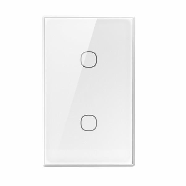SONOFF Smart Touch Wandschalter, Glasfront, 2-Fach, HomeKit, Alexa & Google Home App T6-2C-120M