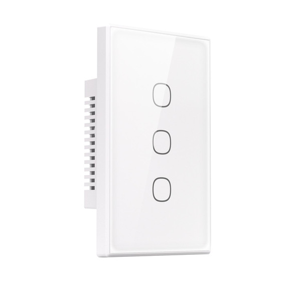 SONOFF Smart Touch Wandschalter, Glasfront, 3-Fach, HomeKit, Alexa & Google Home App T6-3C-120M