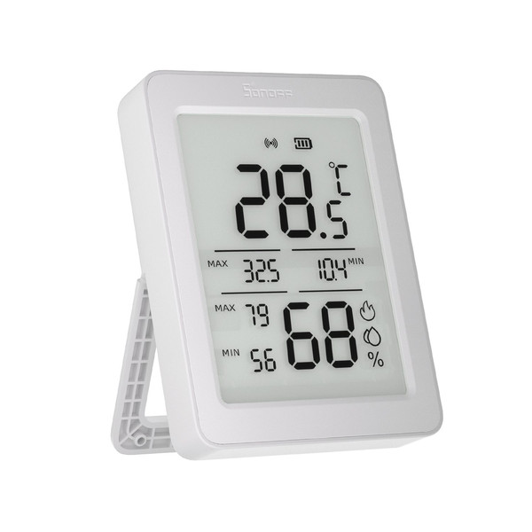 SONOFF AirGuard TH 3,6Zoll LCD Zigbee Temperatur- und Luftfeuchtigkeitssensor, Hygrometer, Hutschiene DIN-Rail SNZB-02DR2