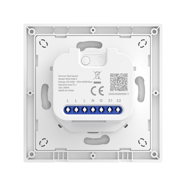 SONOFF Orb-DIM Matter über WiFi Dimmer Wandschalter, LED dimmbar, Phasenabschnitt, Unterputz MINI-DIM-E