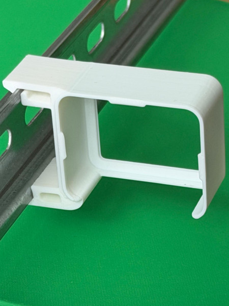 SOIXX Hutschienenhalter für Sonoff ZBMINIL2 DIN Rail Hutschiene Halter 90 Grad Weiß