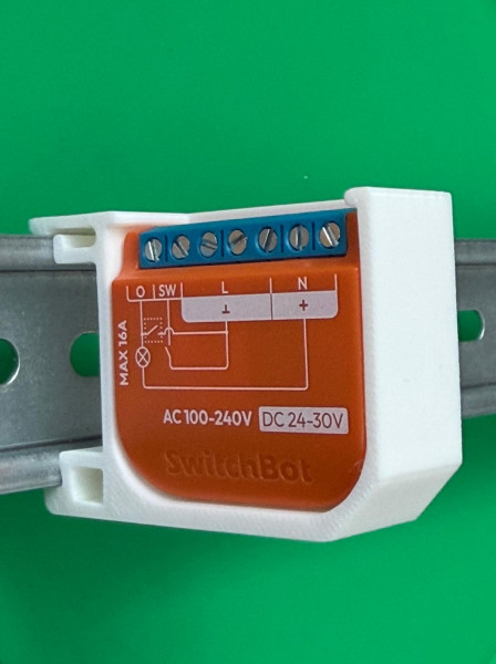 SOIXX Hutschienenhalter für SwitchBot Relay DIN Hutschiene Halter