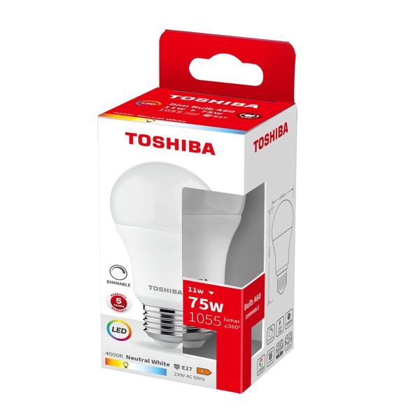 Toshiba LED Lampe dimmbar E27 11W 4000K 1055Lm wie 75W