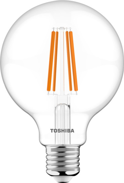 Toshiba LED Filament Globe Lampe E27 8.5W 2700K 1055Lm wie 75W