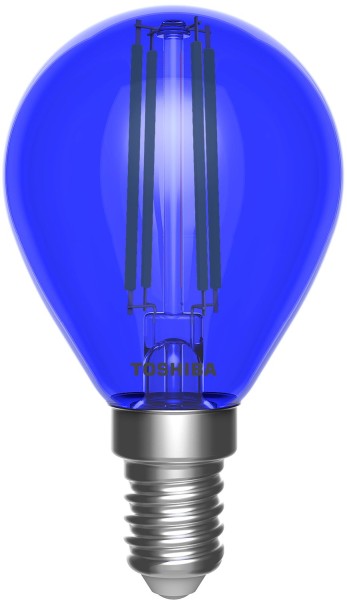 Toshiba LED Filament Tropfen Lampe E14 4.5W blau