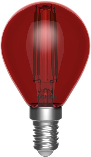 Toshiba LED Filament Tropfen Lampe E14 4.5W rot