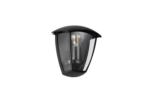 Trio 263260332 Venta E27 Wandleuchte Schwarz Matt IP44