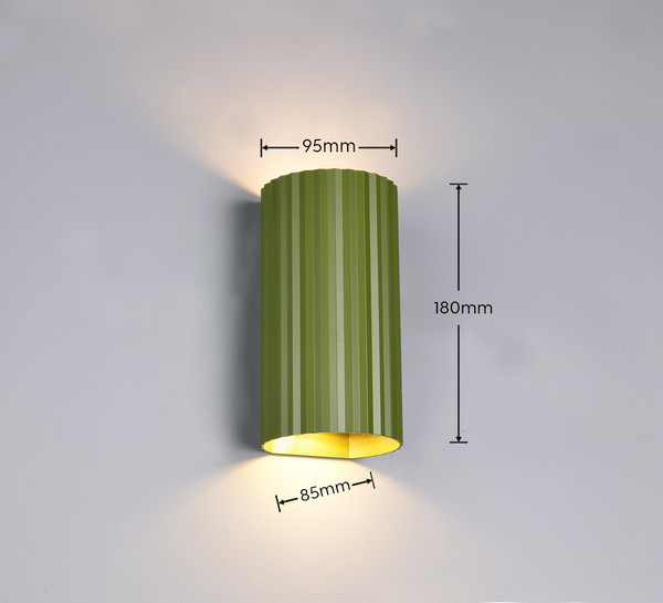 Trio 267700215 Soka GU10 Wandleuchte 2-fach Grün