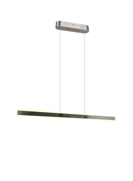 Trio 331210107 Arcola LED Pendelleuchte 36W dimmbar Nickel Matt CCT einstellbare Lichtfarbe