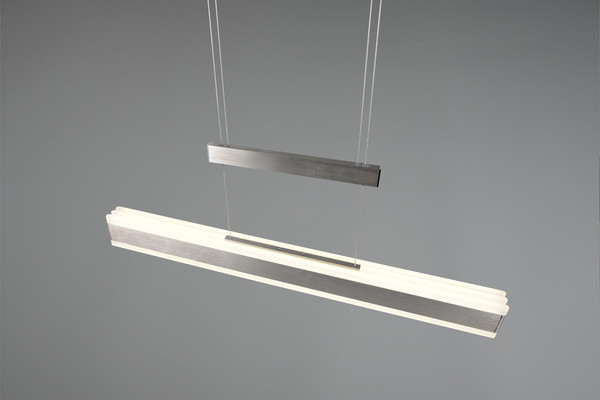Trio 331210307 Arcola LED Pendelleuchte 45W Nickel Matt CCT einstellbare Lichtfarbe Touch