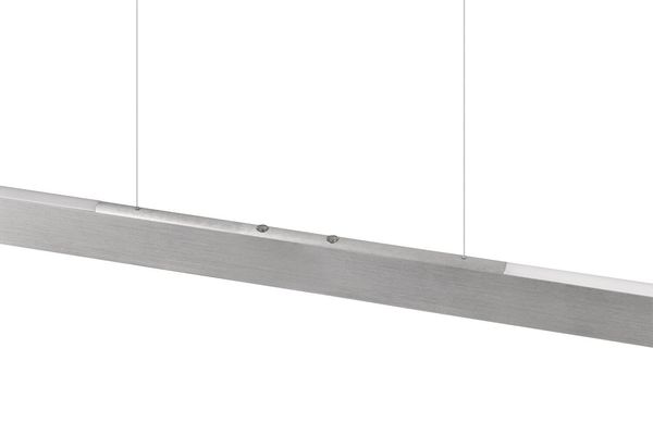 Trio Helios LED Pendelleuchte  28W Aluminium Gebürstet CCT einstellbare Lichtfarbe Touch
