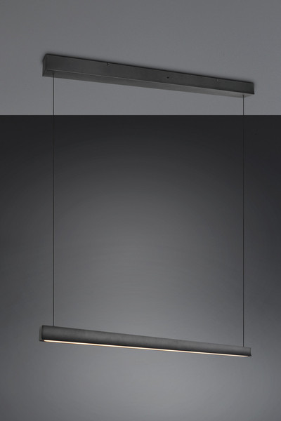 Trio 347910132 Wallace LED Pendelleuchte 29W dimmbar Schwarz Matt CCT einstellbare Lichtfarbe