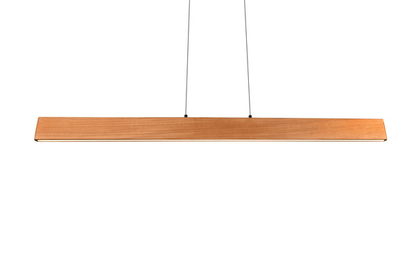 Trio 359719130 Edgewood LED Pendelleuchte 36W dimmbar Holzfarbig CCT einstellbare Lichtfarbe