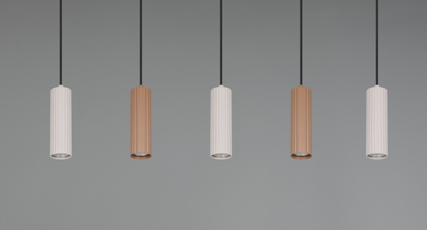 Trio 367700565 Soka GU10 Pendelleuchte 5-fach ⌀5,5cm Coffee