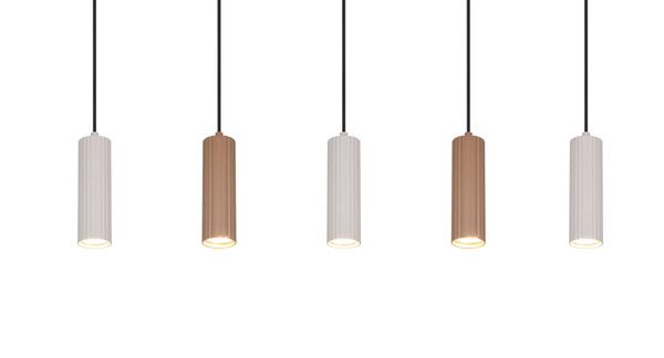 Trio 367700565 Soka GU10 Pendelleuchte 5-fach ⌀5,5cm Coffee