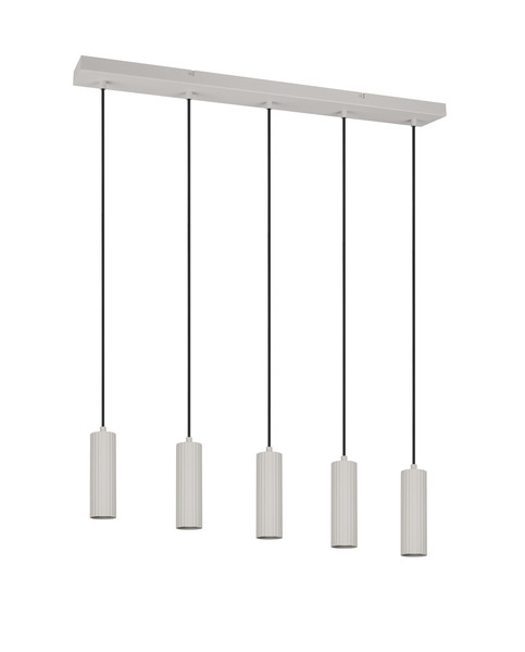 Trio 367700576 Soka GU10 Pendelleuchte 5-fach ⌀5,5cm Warm Grey