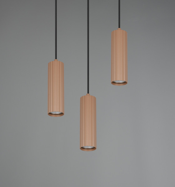 Trio 367730365 Soka GU10 Pendelleuchte 3-fach ⌀28cm Coffee