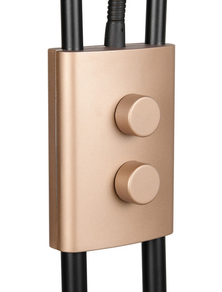 Trio 478310265 Chris LED Stehleuchte 18W ⌀30cm dimmbar Coffee warmweiss