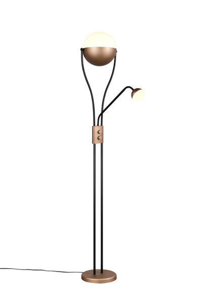 Trio 478310265 Chris LED Stehleuchte 18W ⌀30cm dimmbar Coffee warmweiss