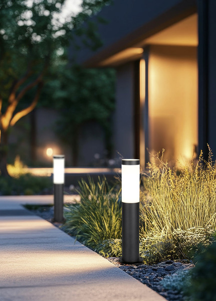 Trio 509760132 Trioto E27 Pfosten ⌀11,8cm Schwarz Matt IP44